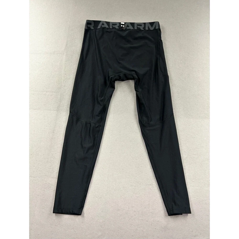 Under Armour Mens Black Athletic Compression Pants Leggings